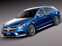 Mercedes-Benz CLS Shooting Brake 20153d model