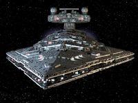 StarWars Star Destroyer with lights3d model