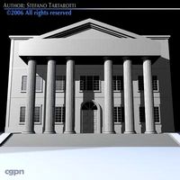 Public building3d model