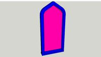 IRender Ready Moorish Arabic Turkish Mirror - Single Version