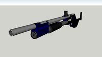 Semi-automatic shotgun rifle