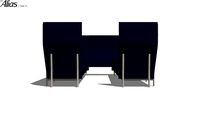 Alias 868 Eleven high back privacy