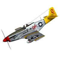 North American P-51D Mustang - Marie3d model
