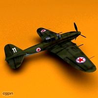 Ilyushin Il-2 Korea Air Force3d model