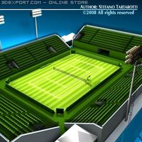 Roland Garros Trophy 3D Model by BHatem