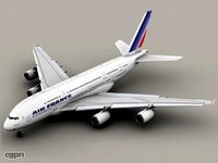 Airbus A380 Air France3d model