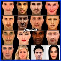 3D faces collection 23d model