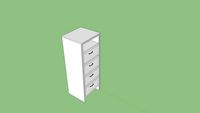 BRUSALI IKEA 4-drawer chest White