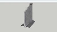 DIVISORIO SMUSSO 190 H290 FEMMINA LATO BASSO SILOS / ECOBOX