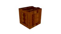 Square Slat Crate