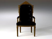 English Chair3d model