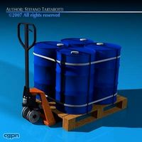 Pallet truck3d model