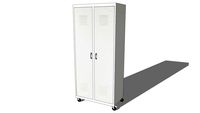 LOFT, Dressing indus en métal blanc L 85 cm, Maisons du monde, ref : 155928, prix : 349,90