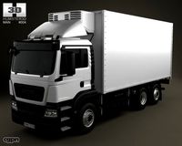MAN TGS Refrigerator Truck 20123d model