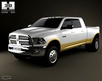Dodge Ram 3500 Mega Cab Dually Laramie 6-foot 4-inch Box 20123d model