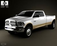 Dodge Ram 3500 Crew Cab Dually Laramie 8-foot Box 20123d model