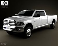 Dodge Ram 2500 Crew Cab Big Horn 8-foot Box 20123d model