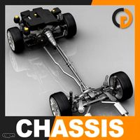 Chassis and Engine3d model