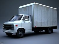 Delivery truck3d model