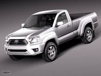 Toyota Tacoma 2012 single cab3d model