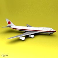 Boeing 747 Japan Air Force One3d model