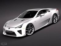 Lexus LFA3d model