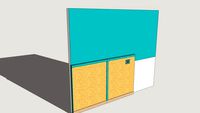 Pannellatura dei muri interni del FabLab