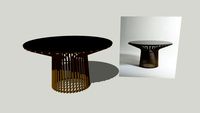 JAZZ BRASS ROUND Dining / Center Table