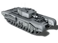Churchill MK.III AVRE3d model