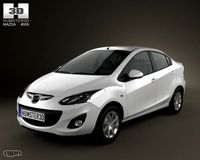 Mazda 2 Sedan 20113d model