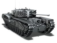 Churchill MK.IV3d model