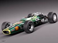 Lotus 49 1967-19703d model