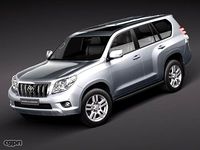 Toyota Landcruiser 20103d model