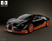Bugatti Veyron Grand-Sport World-Record-Edition 20113d model