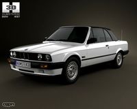 BMW 3 Series convertible (E30) 19903d model