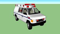 ambulance type ll ford f350 econoline model 1996