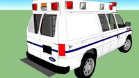 ambulance type ll ford f350 econoline model 1993