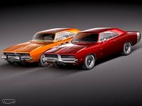 Dodge Charger 1969 RT - General Lee3d model