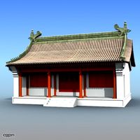 Chinese Architecture 063d model