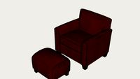 Great Northern Arm Chair and Ottoman