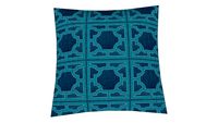 ALMOFADA AZUL ESTAMPADA - 45X45CM