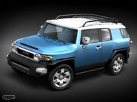 Toyota Fj Crusier mid-poly3d model