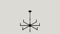 Gavin 8 Light Candle-Style Chandelier