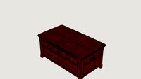 Mathis Coffee Table Trunk with Lift Top