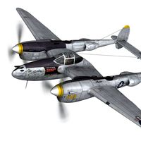 Lockheed P-38 Lightning - Florida Cracker3d model