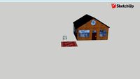 Picnic basket and house