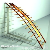 orthopaedic wall bars3d model