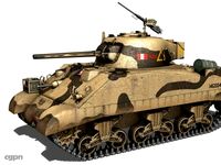 M4 Sherman MK III British army3d model