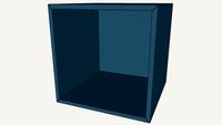 IKEA EKET 35x35x35 darkblue