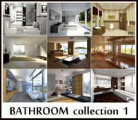 Bathroom collection 13d model